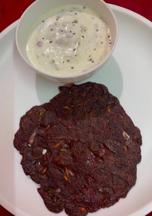 A picture of Ragi Roti.