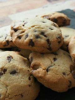 Une photo de Cookies granola fondant à la pâte à tartiner !