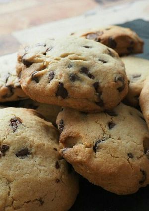 Une photo de Cookies granola fondant à la pâte à tartiner !