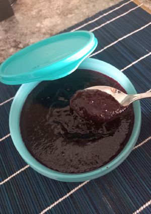 Una foto de Mermelada de ciruelas rojas... en Thermomix
