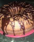 Budín Savarin de Chocolate con nueces y cobertura de chocolate 🍫