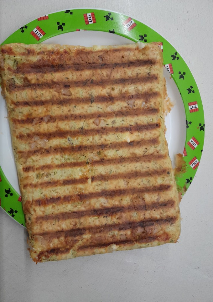 Φωτογραφία της συνταγής Κάτι σαν κολοκυθοκεφτές στην τοστιέρα