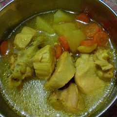 รูปของ Sup Ayam Kuning (Soup ayam kunyit)