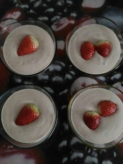 Una foto de Vasitos de cheesecake sanos