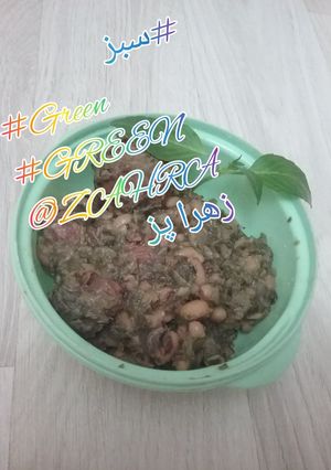 عکسی از دستور قرمه سبزی