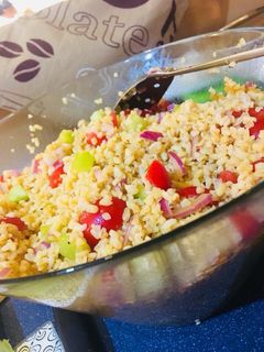 Bulgur saláta recept fotója