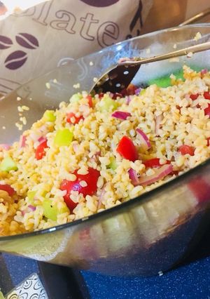 Bulgur saláta recept fotója