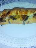 Rollo de durazno y nutella