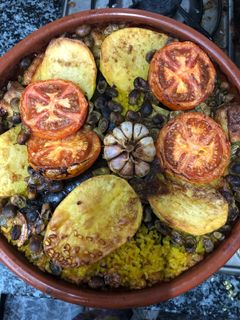 Una foto de 100. Arroz al horno (principal arroz)