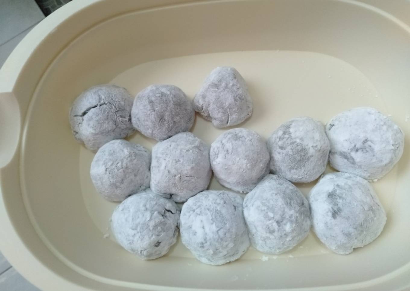 Resep Kueh mochi isi kacang