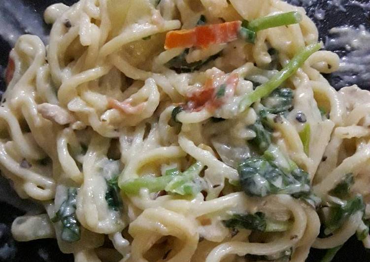 Recipe of Award-winning Spaghetti Alfredo