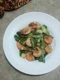 Tumis ceciwis dan udang