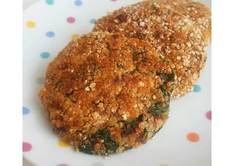 Hamburguesas Veganas con espinacas