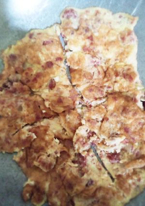 Foto resep Dadar telor kornet