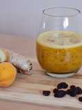 Refresco de damasco y naranja, especiado y endulzado natural