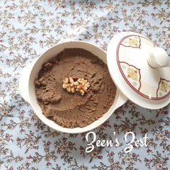 A picture of Walnut Halwa/Akhrot Halwa.