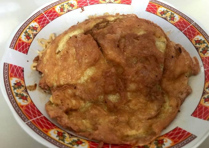 Telur dadar crispy kriuk