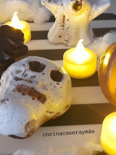 Una foto de Bizcochitos de plátano para Halloween