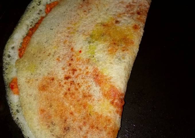 Recipe of Homemade Mysore masala dosa