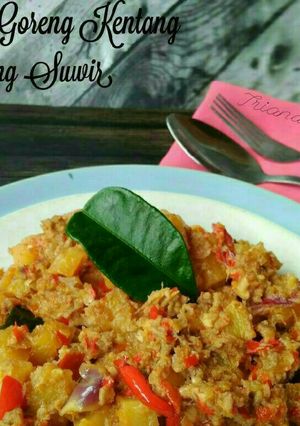 Foto resep Sambal Goreng Kentang Daging Suwir (#PR_Masakankentang)