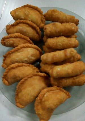 صورة لوصفة سمبوسك باللحمه والجبن