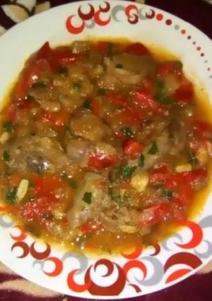 O poză a rețetei Ficăței cu sos și cu legume nr.01.