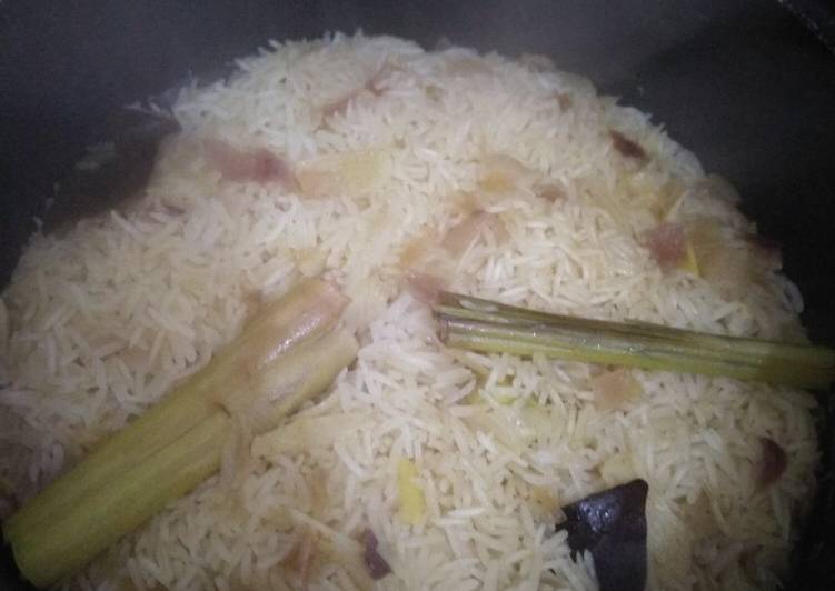 Cara Gampang Menyiapkan Nasi liwet rice cooker Anti Gagal