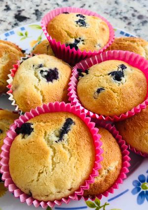 Una foto de Panques de blueberries Loren&Sof