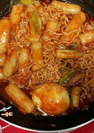 Foto resep #Rabokki (Ramen + Teokbokki)