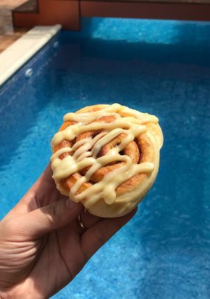 Foto resep Cinnamon Roll with Cream Cheese Frosting