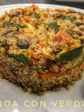 Quinoa con verduras.Compatible con BLW