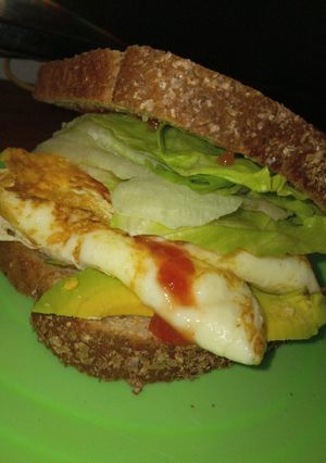Una foto de Sándwich con huevo