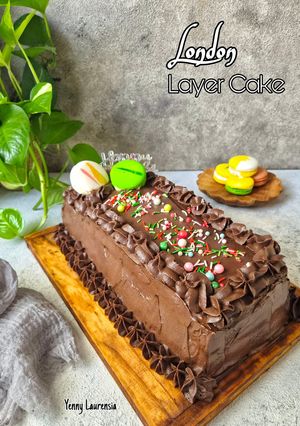 Foto resep London cake viral