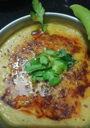 A picture of Yellow Dal.