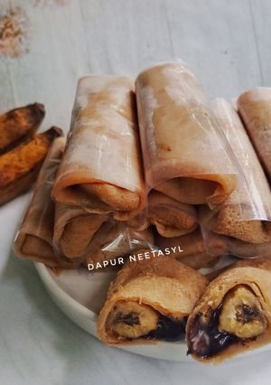 Foto resep Dadar gulung pisang coklat