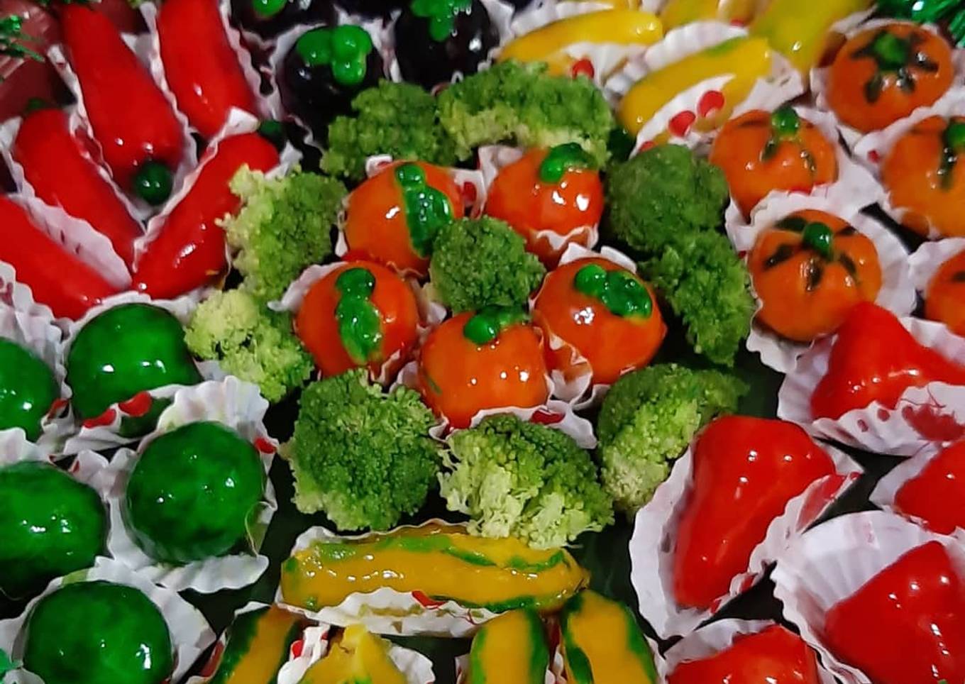 Kue Buah Mini Thailand(Thai Kanom Luk Chup) Dapur Ayu