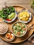 Canh Mướp Da Gà & Trứng Dằm Mắm Rau Sống - Bữa Cơm 10 Phút