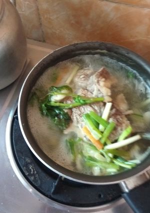 Foto resep Kaldu sapi buat MPASI