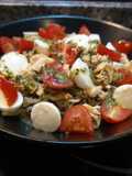 Konjac de albahaca con pesto