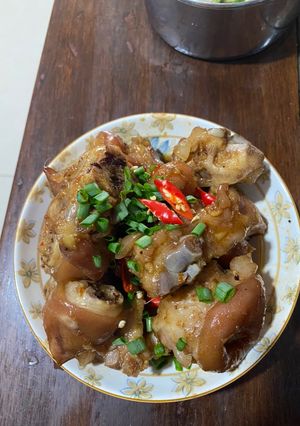 Hình của món Giò heo khìa coca.
