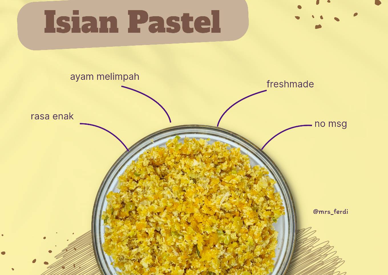 Isian Pastel Goreng (Ayam Wortel)