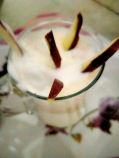 A picture of Ice cream banana shake.