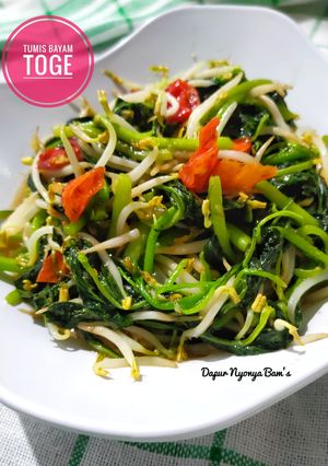 Foto resep Tumis Bayam Toge