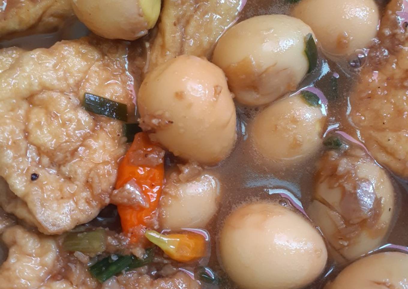 Semur Tahu Telur