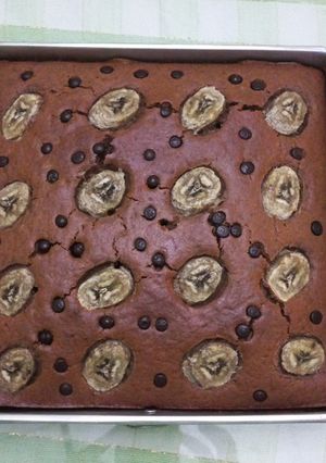 Foto resep Bolu pisang coklat panggang