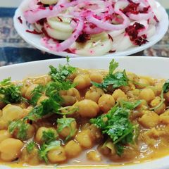 A picture of Chana Chole.