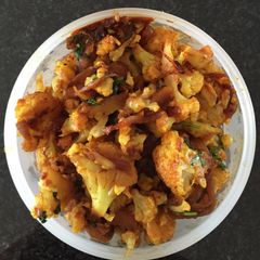 A picture of Cauliflower Sabji.