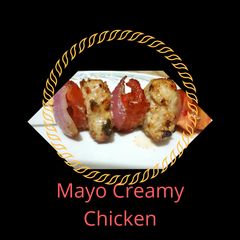 A picture of Chicken Malai Boti/Mayo creamy chicken😋.