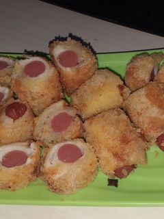 Foto resep Roti gulung isi sosis