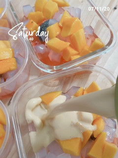 Foto resep Mango cheese milk